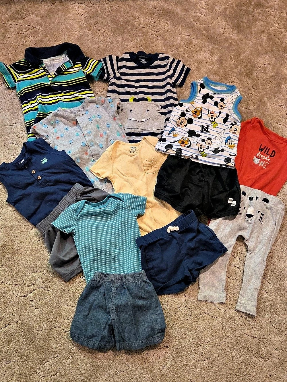 18 Month Boy Clothes - Carter's & Disney Tank